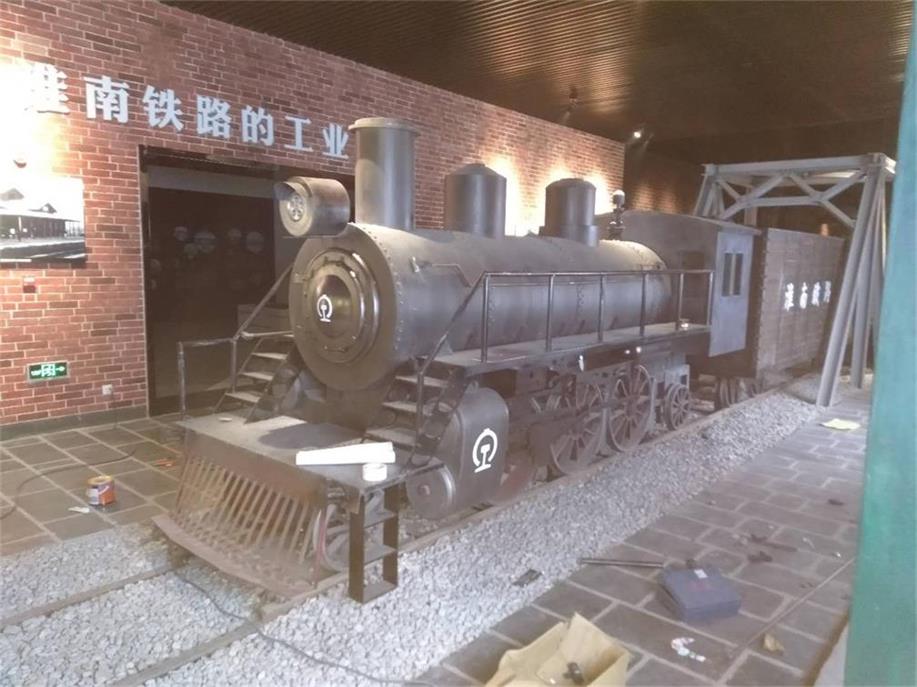 松潘县蒸汽火车模型